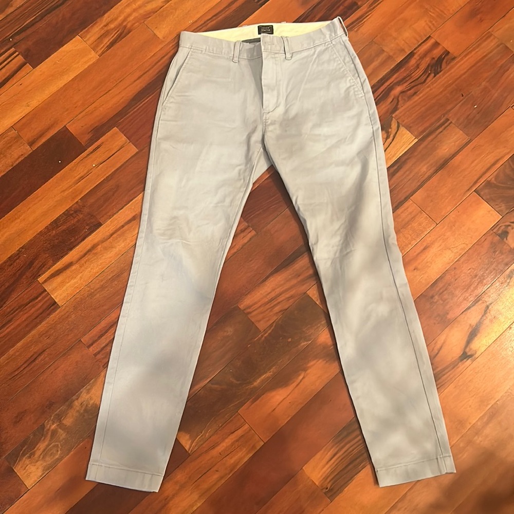 JCrew Stretch Chino Skinny Fit Light Blue (Size:30x32)